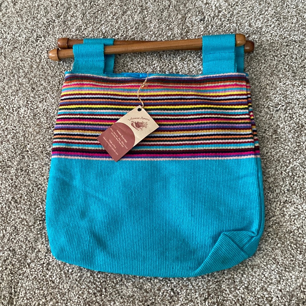 NWT Artisanal Peruvian Woven Bag